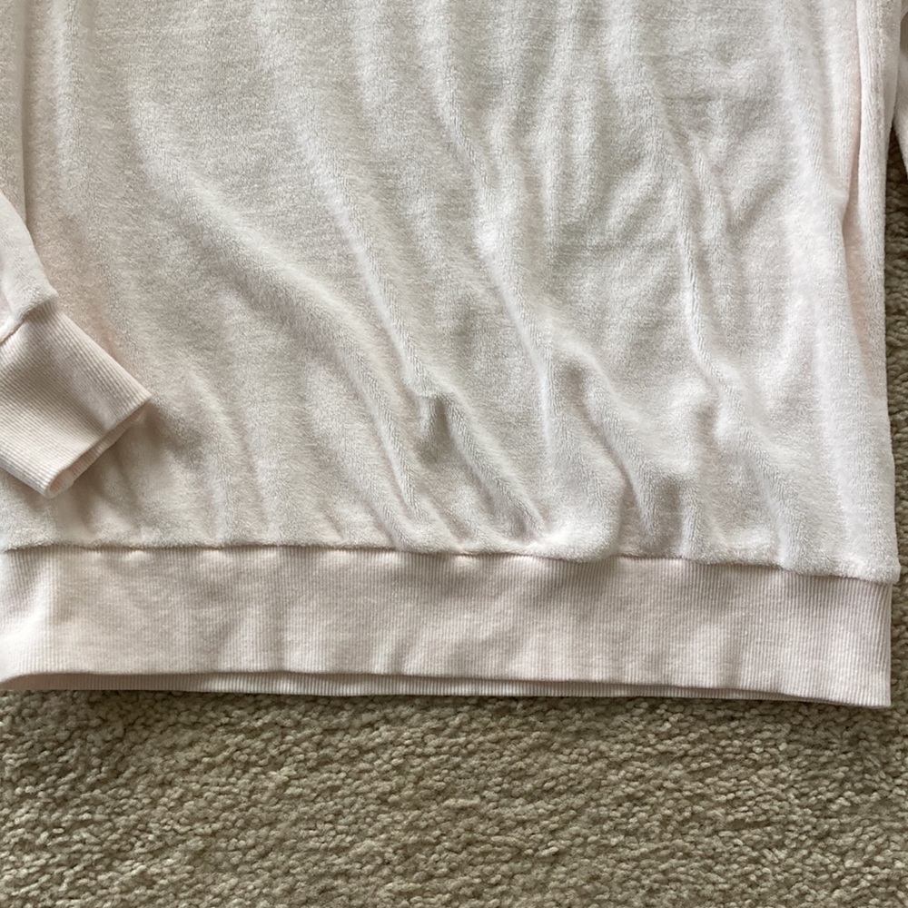 Young Fabulous & Broke Jacee Velour Top in Cream - Picture 5 of 10